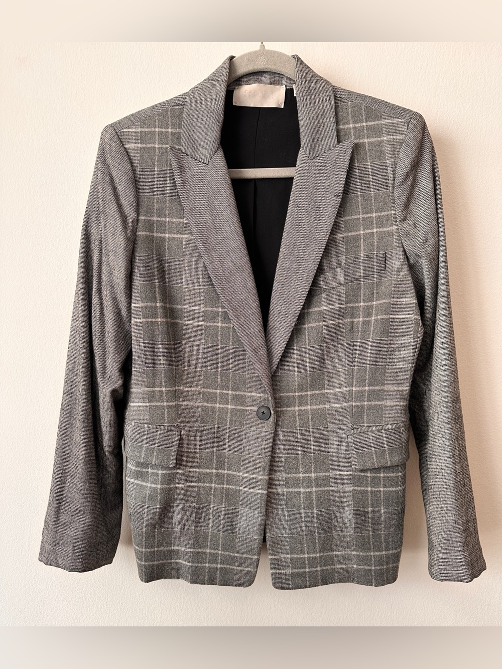 Carlisle Classic Gray Plaid Women's Blazer